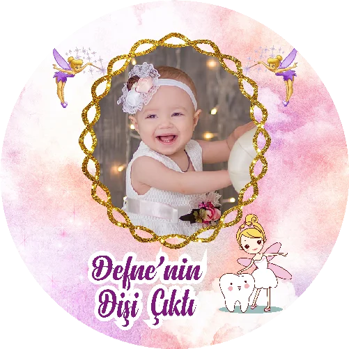 Diş Buğdayı Temalı Yuvarlak Açacak Magneti